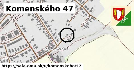 Komenského 47, Šaľa