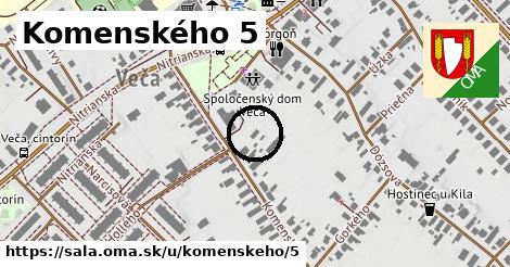 Komenského 5, Šaľa