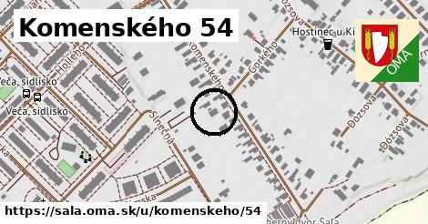 Komenského 54, Šaľa