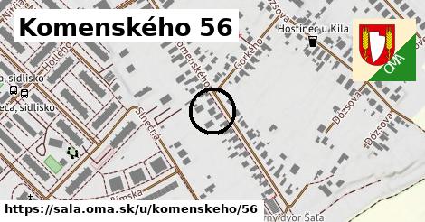 Komenského 56, Šaľa