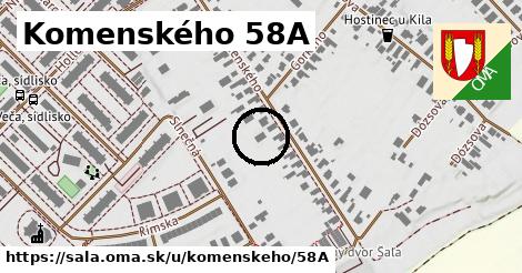 Komenského 58A, Šaľa