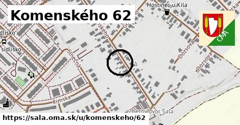 Komenského 62, Šaľa