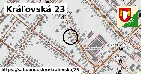 Kráľovská 23, Šaľa