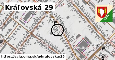 Kráľovská 29, Šaľa