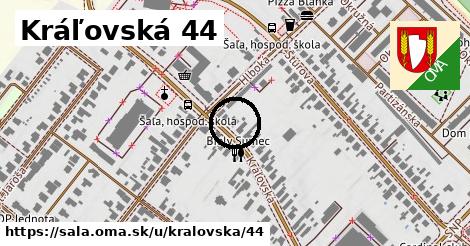 Kráľovská 44, Šaľa