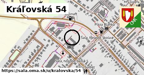 Kráľovská 54, Šaľa