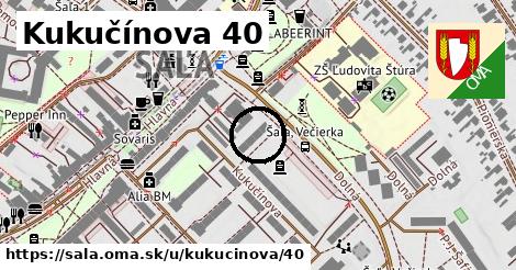 Kukučínova 40, Šaľa