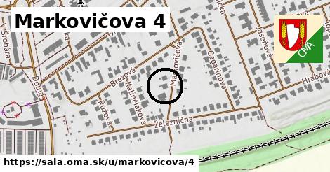 Markovičova 4, Šaľa