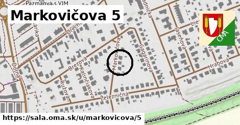 Markovičova 5, Šaľa