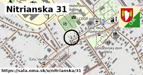 Nitrianska 31, Šaľa