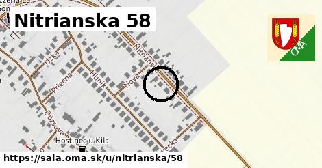 Nitrianska 58, Šaľa