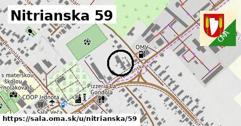 Nitrianska 59, Šaľa