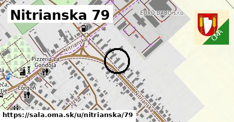 Nitrianska 79, Šaľa