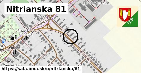 Nitrianska 81, Šaľa