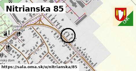 Nitrianska 85, Šaľa