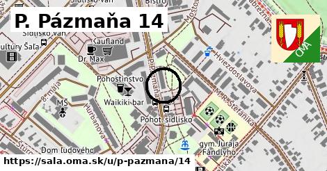 P. Pázmaňa 14, Šaľa