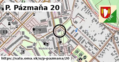 P. Pázmaňa 20, Šaľa