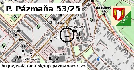 P. Pázmaňa 53/25, Šaľa