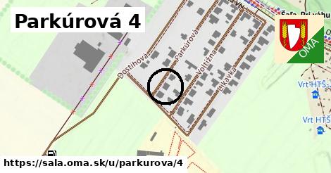 Parkúrová 4, Šaľa