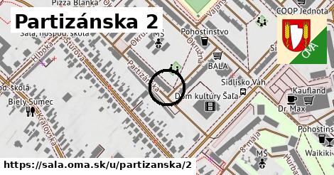 Partizánska 2, Šaľa