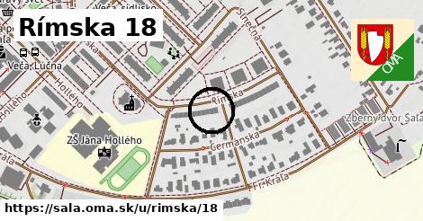 Rímska 18, Šaľa