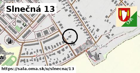 Slnečná 13, Šaľa