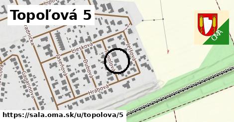 Topoľová 5, Šaľa