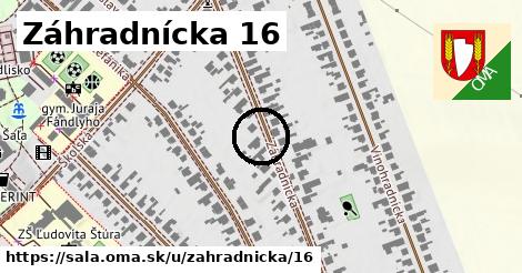 Záhradnícka 16, Šaľa