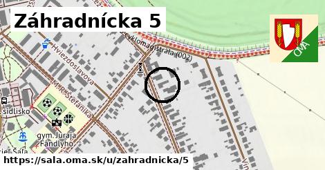 Záhradnícka 5, Šaľa