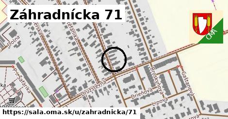 Záhradnícka 71, Šaľa