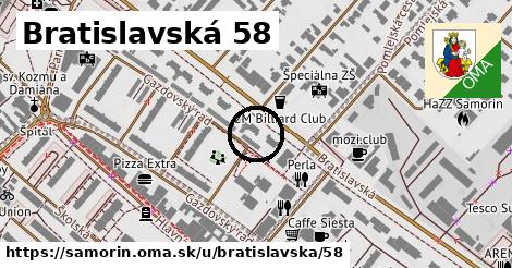 Bratislavská 58, Šamorín