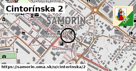 Cintorínska 2, Šamorín