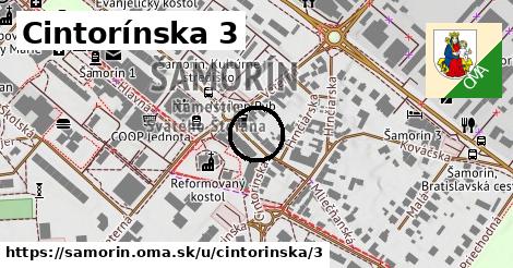 Cintorínska 3, Šamorín