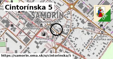 Cintorínska 5, Šamorín