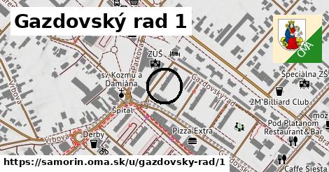 Gazdovský rad 1, Šamorín