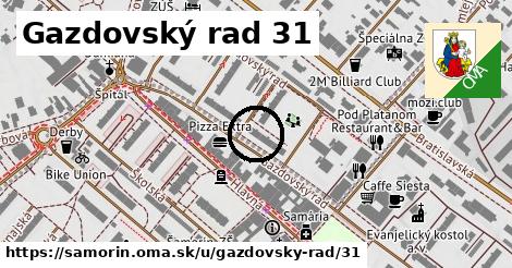 Gazdovský rad 31, Šamorín