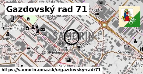 Gazdovský rad 71, Šamorín