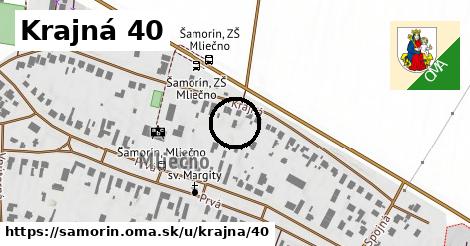 Krajná 40, Šamorín