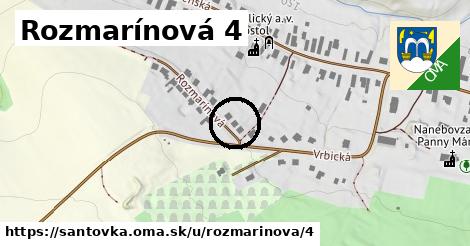 Rozmarínová 4, Santovka