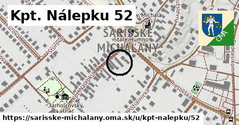 Kpt. Nálepku 52, Šarišské Michaľany