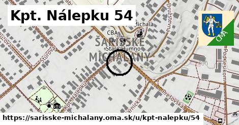 Kpt. Nálepku 54, Šarišské Michaľany