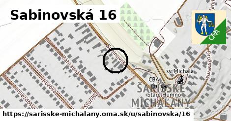 Sabinovská 16, Šarišské Michaľany