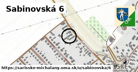 Sabinovská 6, Šarišské Michaľany