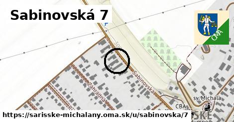 Sabinovská 7, Šarišské Michaľany