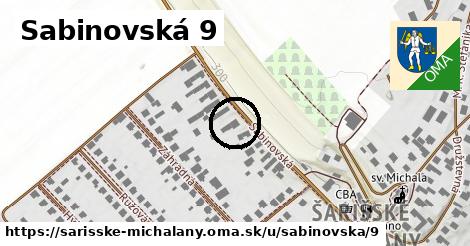 Sabinovská 9, Šarišské Michaľany