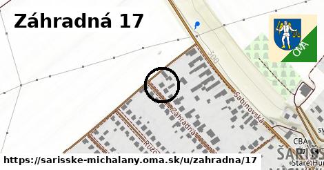 Záhradná 17, Šarišské Michaľany