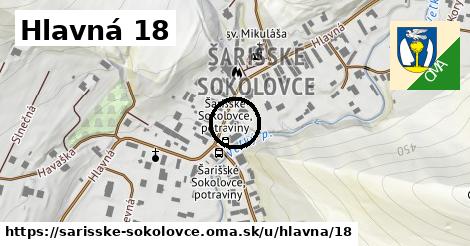 Hlavná 18, Šarišské Sokolovce