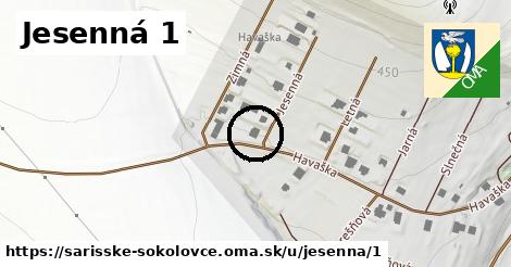 Jesenná 1, Šarišské Sokolovce