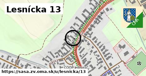 Lesnícka 13, Sása, okres ZV