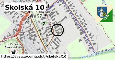 Školská 10, Sása, okres ZV